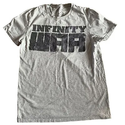 Marvel Avengers Infinity War Grey T-Shirt Shirt Sleeved Top Mens M Cotton Top • £5