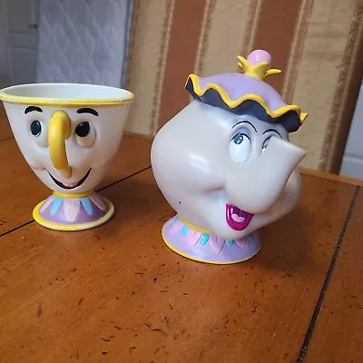 Beauty And The Beast Mrs. Potts Teapot Bank #9F & Chip Cup Disney On Ice • $29