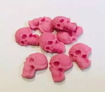 15 Edible Skulls Halloween Spooky  Scary Fondant  Handmade Cake Decorations • £5