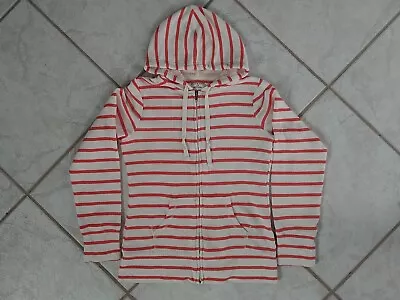 Target Merona Hoodie Small Ivory Orange Stripe • $3