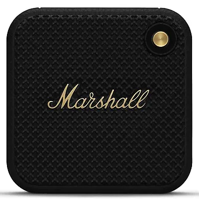 £74.99 • Buy Marshall Willen Portable Wireless Bluetooth Speaker Black And Brass 1006059