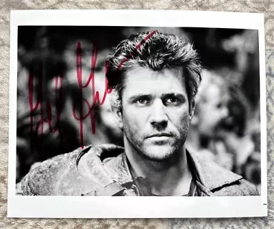 Mel Gibson - 8x10 Photo Mad Max - Lethal Weapon - Autograph *Hollywood Posters* • $125