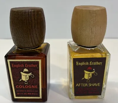 Vintage MEM English Leather 2 Oz. Mens Cologne Splash + After Shave Set • $34.99