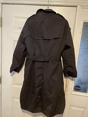 All Weather Navy Blue Trench Coat Air Force Defense Logistics Mens 38XS Free Shp • $29