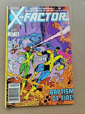 X-FACTOR 1 FN Newsstand Copy 1986 Marvel • $7