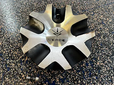 -USED- Verde Black And Machined Rim Wheel Center Cap CAP5078 • $39.95