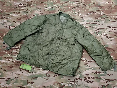 NEW USGI Quilted Liner M65 Jacket Parka Coat & Others Cold Weather Button UP XL • $39