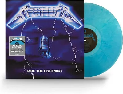 METALLICA Ride The Lightning Vinyl LP (Electric Blue) NEW SEALED Limited Edition • £30.95