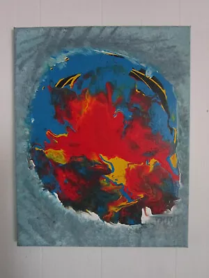 Acrylic Abstract Painting On Canvas 12x16 Mass • $20