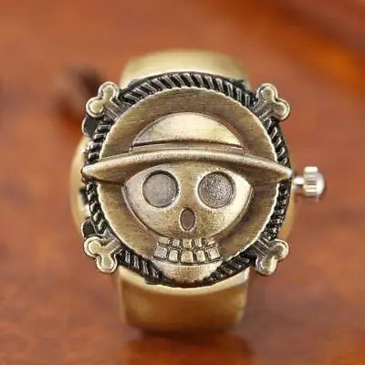 Newest Ring Watch For Men Boy Vintage Quartz Finger Watches Elastic Strap Gift • $5.44