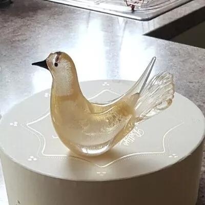 Murano Glass Bird. Heavy . 5  Tall  6  Length • £4.99