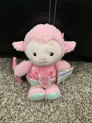 Garanimals Sweet Baby Pink Aqua Lamb Plush Pacifier Holder Lovey Toy Crinkle • $34.99