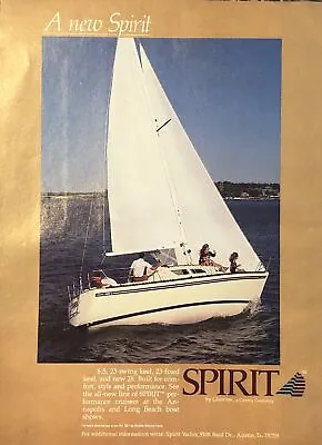 1978 Spirit Yachts By Glastron VTG 1970s 70s PRINT AD Austin Texas A New Spirit • $24.77