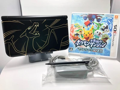 $33 • Buy Nintendo 3DS LL XL Pokemon Center Original Charizard Black Console Charger SD