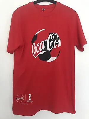 Coca Cola T-shirt Medium - FIFA World Cup Qatar 2022 • £6