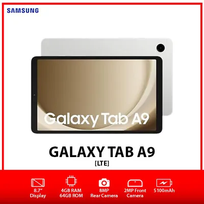 Samsung Galaxy Tab A9 8.7  Android PC Tablet AU (WiFi+4G) – Silver/4GB+64GB • $399.59