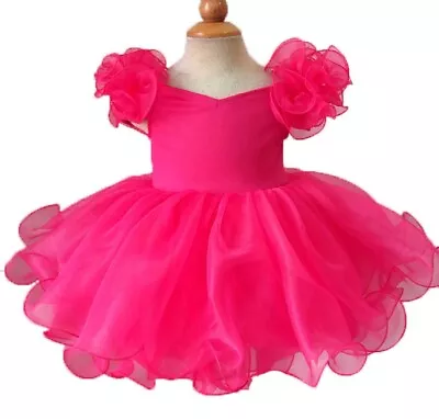 Jenniferwu Baby Girl Dress Princess Wedding Party Handmade Pageant Dress 3-6M • $6.99