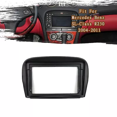 Fascia Stereo Radio Bezel Panel Frame Trim For Mercedes Benz SL-Class R230 04-11 • $36.11