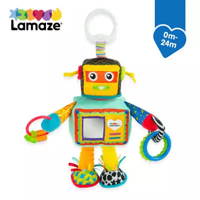 Lamaze Rusty The Robot 0m+ Tomy Baby Infant Sensory Pushchair Toy New • £16.99