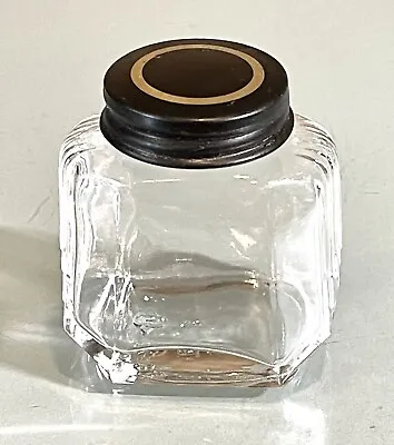 $55 • Buy Vintage Antique Glass Desk Travel Inkwell Decor Accessory Old