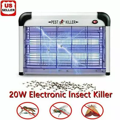 Lamp Insect Killer Mosquito Zapper Bug Pest Fly Trap Electric Indoor Light Lawn • $32.98