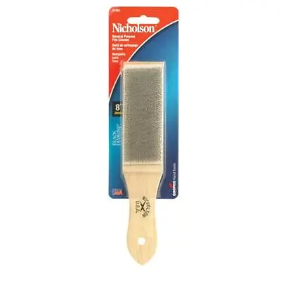 $13 • Buy Nicholson 21455 Maple Wood File Cleaner 8 L X 2.85 W In. With Handle