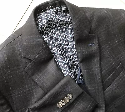 Ted Baker Jacket Mens 42 Wool Blazer No Ordinary Joe Luxury. New • $87.65