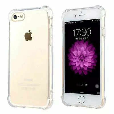 Clear Case For IPhone 15 14 13 12 Pro Max 8 XS XR Silicone Protective Slim Cover • $6.85