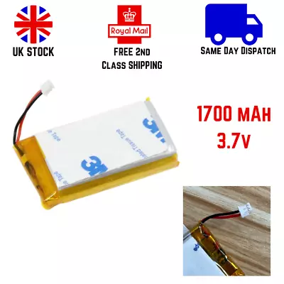 3.7V 1700mAh Lipolymer 103048 Battery Rechargeable Li-po Cell • £8.99