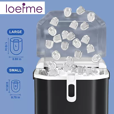 NEW Counter Top Electric Ice Cube Maker Machine Self-cleaning Function 12KG/24H • £72.99