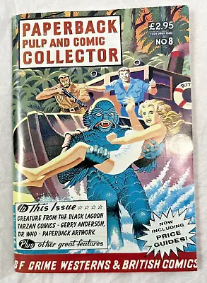 Paperback Pulp & Comic Collector #8 - Zardoz Books 1993 - From UK • $19