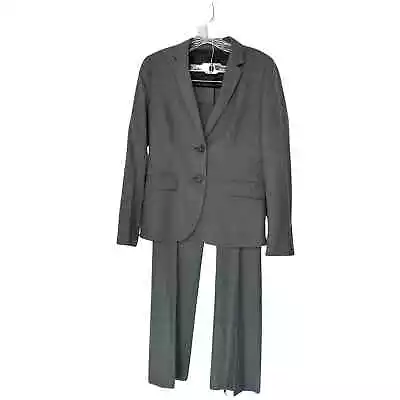 J.Crew Super 120s Gray Wool Blazer Pants Suit Size 4  • $79
