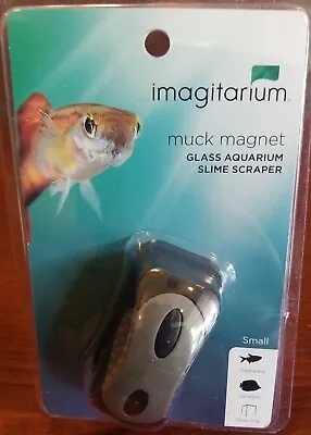Imagitarium Muck Magnet Glass Aquarium Slime Scraper - Stay Dry And Clean! SMALL • $11.99