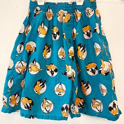 Daffy Duck Boxer Shorts Underwear Boys Size S 6 8 Vintage 90s Looney Tunes KC • $21.83