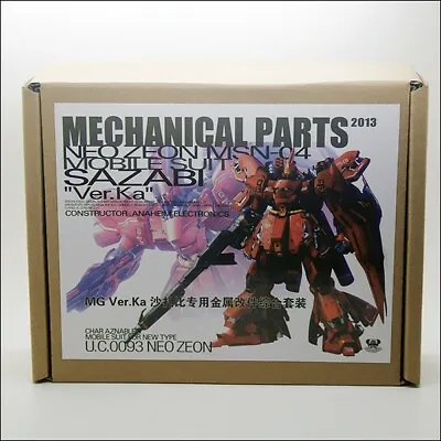 $93.50 • Buy Metal Details Golden Part Set For Bandai 1/100 MG Sazabi Ver Ka Gundam