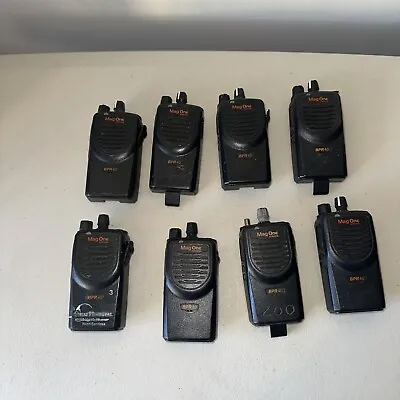 Lot Of 8 Motorola Mag One  BPR40 UHF 8 Channel Two Way Radio • $199