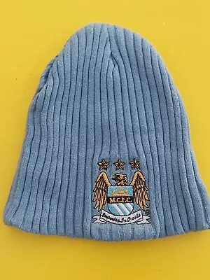 £0.99 • Buy Vintage Manchester City  Beanie Hat Size 56cm