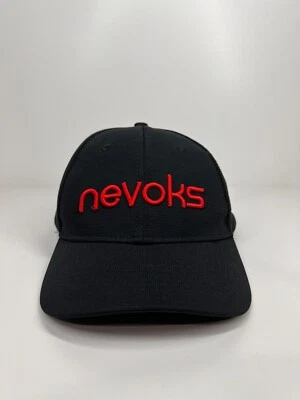 NEVOKS Vape Vapor Brand Cap Hat Black Adjustable One Size Fits Most Baseball • $29.95