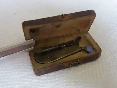 Original Civil War Period Physicians Bleeder Knife Blood Letting With Case • $160