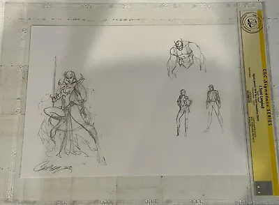 J Scott Campbell Original Prelim Sketch Art! CGC Authenticated! Magik! • $1999.99