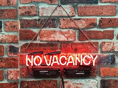 $89.49 • Buy Amy No Vacancy With Switch On/off For Word NO 14  Acrylic Neon Sign Wall