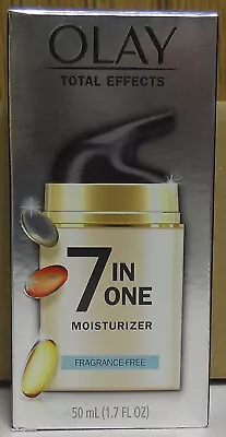 Olay Total Effects 7 In One Fragrance Free Moisturizer 1.7 Fl Oz   (New In Box) • $17.99