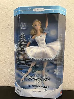 NEW Barbie As Snowflake Doll In The Nutcracker Classic Ballet 1999 Mattel SEALED • $34.99
