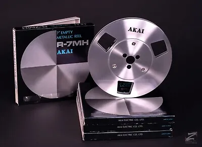 NEAR MINT AKAI R-7MH 7  Metal Takeup Reel To Reel Tape Recorder W/Box GX-747 646 • $249
