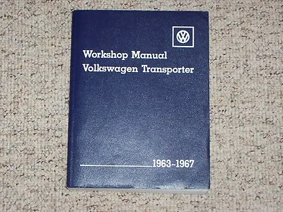 1966 VW Volkswagen Transporter Shop Service Repair Manual Kombi Bus 1200 1500 • $307.30