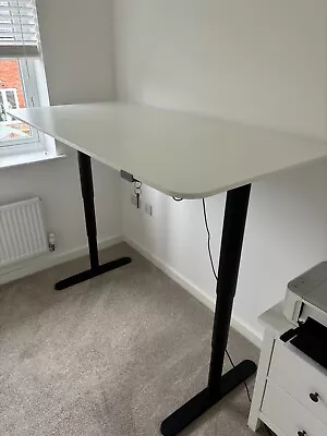 IKEA BEKANT Desk Sit/Stand White 160x80cm • £150