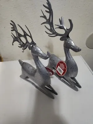Metal Reindeer Figurines • $0.99