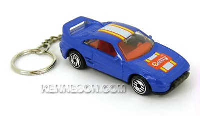 Toyota MR-2 Rally Getty Blue Keychain • $14.99