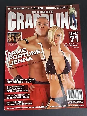 Ultimate Grappling Magazine August 2007 Tito Ortiz Jenna UFC • $13