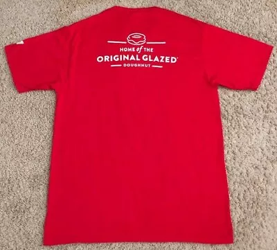 $22.99 • Buy Krispy Kreme Doughnuts The Original Glazed Doughnut Men's Red T-Shirt Size Large